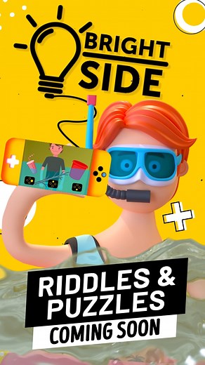 Attention all riddle masters! Keep your eyes open for the launch of the Bright Side Riddles and prepare to put your brain to the test! 👀 #reels | Bright Side