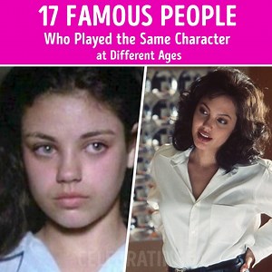 193K views · 636 reactions | 17 Famous People Who Played the Same Character at Different Ages | CelebRatings | Facebook