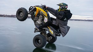 40K views · 1K reactions | Riding our Quads with Studded tires on frozen lake. | CboysTV | Facebook