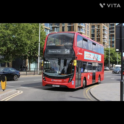 Every London bus route that meets up with 54