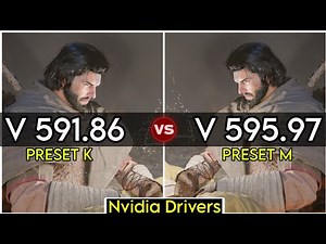Nvidia Drivers V 591.86 vs V 595.97 : Performance Comparison!🔥| DLSS 4.5
