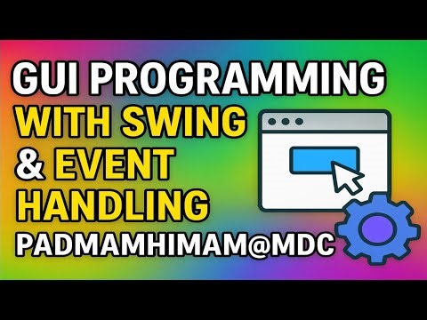 JAVA SWING GUI + EVENT HANDLING || LEARN THE WHOLE CHAPTER IN ONE EPIC VIDEO!