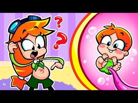 Why Do We Have Belly Button? 🤔 Educational Cartoon for Kids | Viv And Denny