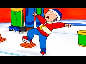 Caillou goes Ice Skating | Caillou Cartoon
