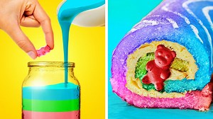 74K views · 456 reactions | Rainbow desserts that look awesome: | 5-Minute Crafts Play | Facebook