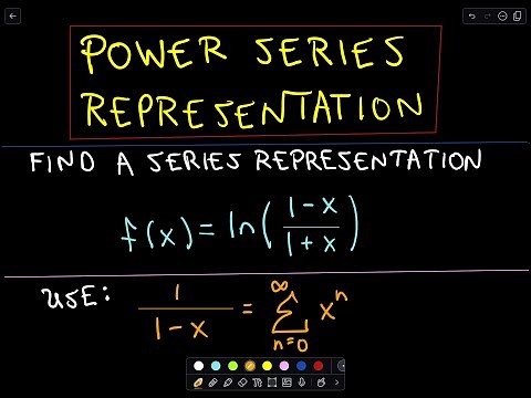 ❖ Finding a Power Series Representation for a Logarithm Function ❖