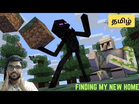 🔴 Minecraft LIVE Tamil |Minecraft peaceful live in tamil 🏠🔥 Village Build & First Adventure