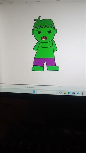 How is the Hulk magic #artdrawing #shorts #hulk #marvel #avengers #magicart #magicdrawings