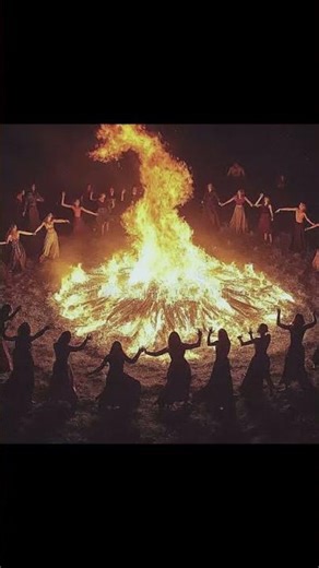 Fire Under the Night Sky: Echoes of Ancient Rituals #history #ritual #shorts