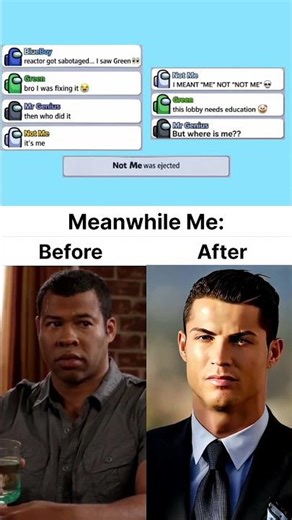 When ‘Me’ Betrays ‘Not Me’ 😭 #amongus