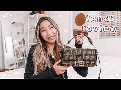 fendi baguette review | 3 month wear and tear, how to clean, etc.!
