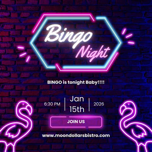 🎉 Bingo Night Tonight! 🎉 🗓️ Thursday the 15th ⏰ Starts at 6:30 PM 👨‍👩‍👧‍👦 All ages welcome Come enjoy dinner, drinks, and a fun night of Bingo with us! #Bingo #ThursdayNight #MoonDollarsBistro Twin Lakes Village Golf Club #northidaho #northidahofoodies #thirstythursdays #northidaholiving | MoonDollars Bistro in Twin Lakes