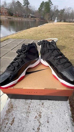 Air Jordan 11 Retro Bred #unboxing #nike #jordan #sneakers #shorts