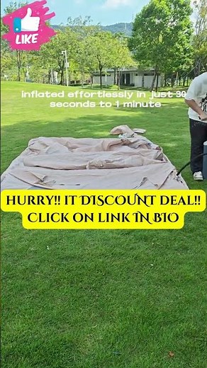 BEST Inflatable Camping Tent For Hiking Easy Pump Blow Up Design [MUST WATCH]