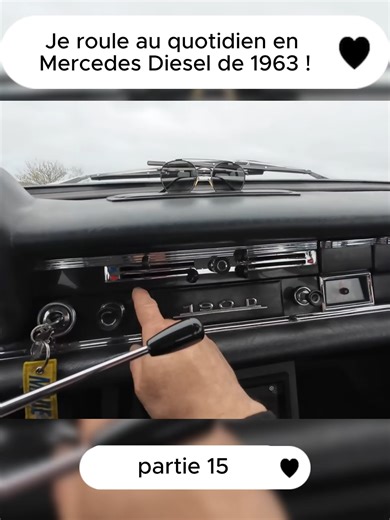 Je roule au quotidien en Mercedes Diesel de 1963 ! (19)