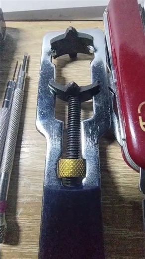 Basic items needed to change watch batteries.