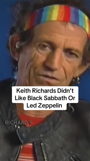 Keith Richards Shares Thoughts on Black Sabbath and Led Zeppelin