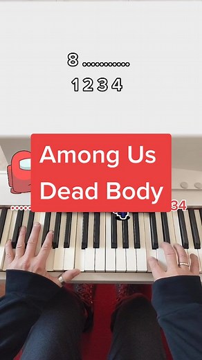 How to Play Among Us on Piano - Easy Tutorial