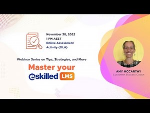 Online Assessment Activity (OLA) | LMS | Webinar