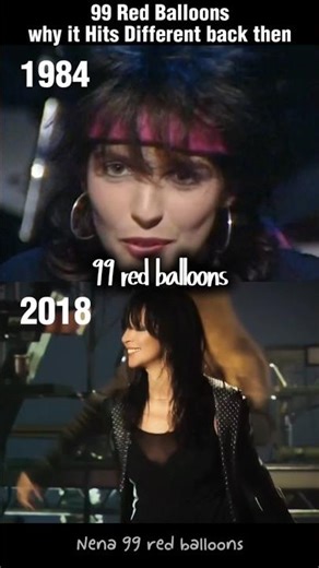 1984vs2018: why 99 balloons hit different now #nena #99luftballons #nostalgia #throwback #80smusic