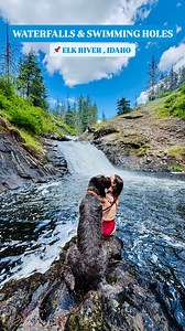 THE PRETTIEST WATERFALL & SWIMMING HOLE 📌 IDAHO . 🔖 Save for your next grand adventure hiking to a secluded gem on a place! Truly worth the steps to get to this incredibly beautiful spot! . ➡️ Send to a friend, family member, your favorite hiking and swimming pal who’d love to join you for this one-of-a-kind hiking and swimming adventure! . ✅ Follow @mckenzieinmotion for all your Idaho Bucket List Itineraries, Fabulous Food Features, Unique Stays, & Adventure Getaways! . 📌 Elk River, Idaho . 