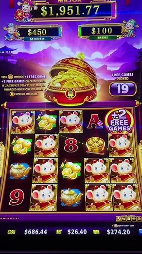 MIGHTY FEATURE 🐭 Coin Combo $26 Bet 💰 DOUBLE BONUS