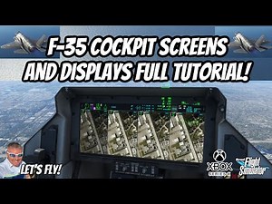 F-35 Cockpit Screens and Displays Full Tutorial! F-35 Is Incredible! Microsoft Flight Simulator Xbox