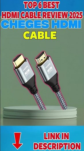 Top 6 Best HDMI Cable Review 2025 – Don’t Buy Before Watching!