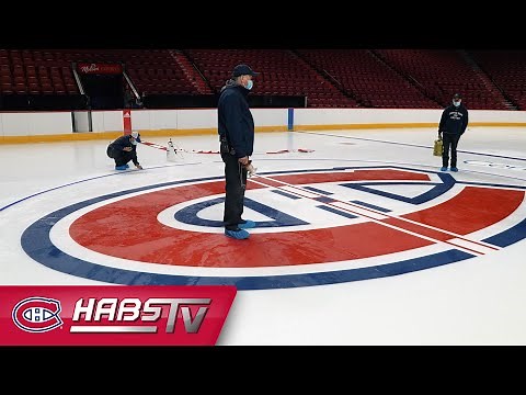 Bell Centre ice installed for the 2021-22 season | Timelapse