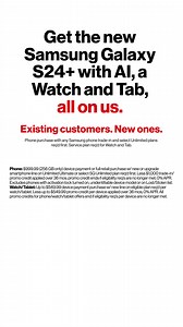 Save on the new Samsung Galaxy S24+ with AI. | Verizon | Facebook