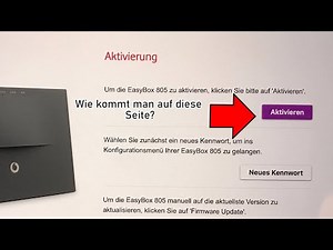 Vodafone Easybox 805 Modeminstallationscode MIC eingeben