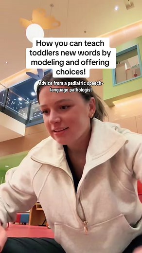 Help your baby and toddler learn to communicate more with this simple tip! #slp #speechtherapy #pedsslp #earlyintervention #toddlerspeech #firstwords #parentingtips #speechdelay #speechpathologist #speechpathology #childledplay