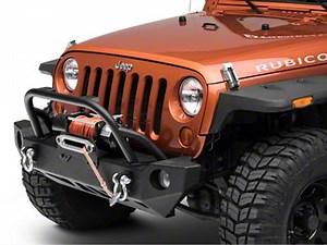 Smittybilt Jeep Wrangler SRC Carbine Front Bumper 76744 (07-18 Jeep Wrangler JK)