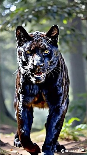 The Terrifying Roar of the Black Panther – A Sound You’ll Never Forget #animals #wildlife #panther