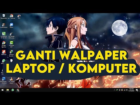 cara mengganti wallpaper laptop atau komputer