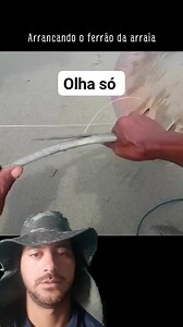 1.4M views · 10K reactions | Tirando o ferao da araia #viralreels #reelsviral #fishing #facebook #React #pescaria | Tutorial da Pesca | Facebook