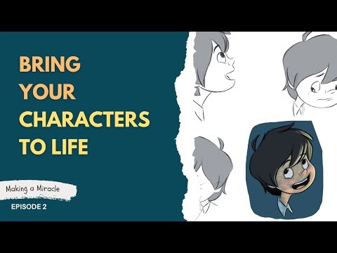 how to bring animated characters to life (from sketches to design)