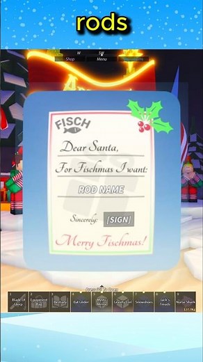 Top 5 Rods to Ask Santa For in Fisch! 🎣🔥