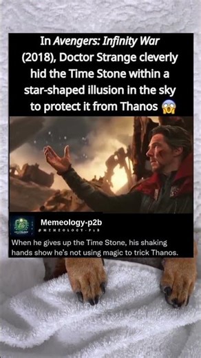 In Avengers: Infinity War (2018), Doctor Strange cleverly hid the Time Stone within a star-shaped