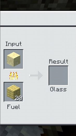 how to make glass in minecraft