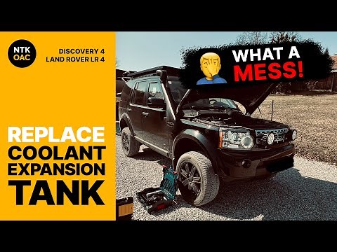 Fix COOLANT LEVEL LOW Error! Land Rover Discovery 4 LR4