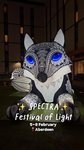 ✨ SPECTRA 2026 ✨ Aberdeen’s festival of light @spectraaberdeen is back for another incredible instalment. Let’s have a little wander around together... 🌈 ad-invite This FREE event, which is in its twelfth year, lights up our city every February and is a cultural highlight in Aberdeen’s events calendar. The theme this year is ‘Be Curious’, encouraging visitors to challenge perceptions and to never stop being curious. Works from across the world, including the Fire Garden by Walk the Plank at Uni