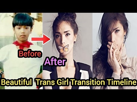 Beautiful Trans Girl Transition Timeline || Boy To Girl Transformation || Trans Studio