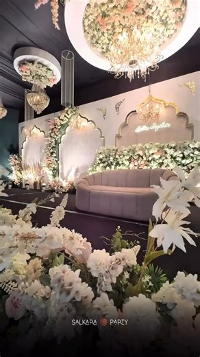 Salkara Party on Instagram: "A dreamy wedding stage created with love, creativity, and attention to every small detail! Because your big day deserves nothing less than perfection! For wedding decor like this, you can contact us anytime ! Contact: +91 9656213670 [Upcoming Brides, Upcoming Grooms, Wedding Planning, Big Day Celebration, Dream Wedding, Wedding Stage Decor, Colorful Wedding, Wedding Trends 2025, Salkara Party, Kerala Weddings, Bride and Groom Moments, Wedding Hand Hold Shot, Couple G