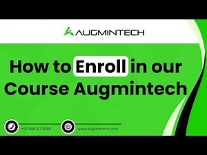 How to enroll in our Course | Augmintech