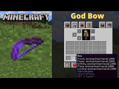 HOW TO GET GOD BOW IN MINECRAFT USING COMMAND BLOCK I TechGamerDakshu