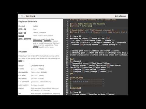 Introducing Fullscreen ChordPro Song Editing With UkeGeeks