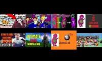 Mix of 8 videos from youtube : barney gets in roblox dead meat