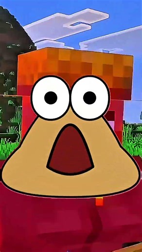 Minecraft, but Pou controls my game! #minecraft