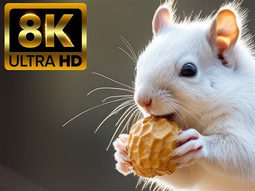 可爱的小动物TINY ANIMALS CUTE - 8K (60FPS) ULTRA HD - Scenic Film With Nature Sounds (